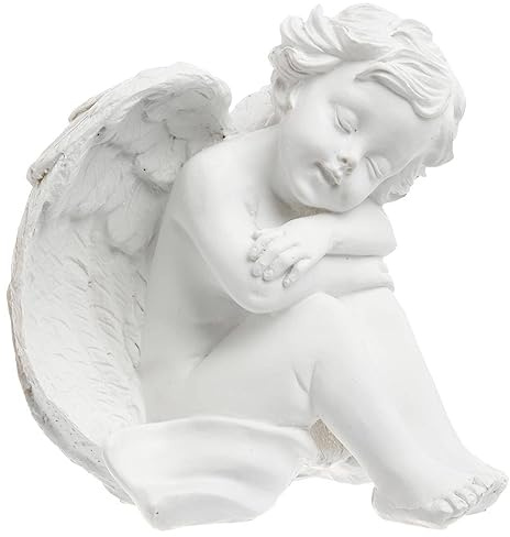 Atmosphera - Estatuilla Ángel Sentado - H15-5 cm - Modelo 2