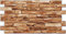 PVC Plastic Wall Panels 3D Decorative Tiles Cladding - Karelian (Pack 12 pcs/5.88 sqm)