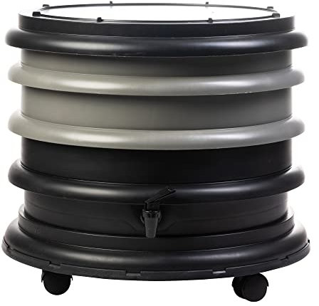 WORMbox | Lombricomposteur 2 Plateaux Gris | 32 litres | Compostez Vos déchets organiques, Les vers de Terre/lombrics produisent du lombricompost