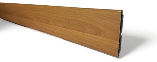 Zoccolatura per cucina h12 cm, zoccolo, zoccolatura, ottima per la cucina, resistente colore noce chiaro LUNGHEZZA 2 METRI