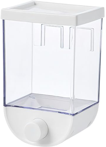 AMOYER Montage Mural Alimentation Conteneur Cuisine Gruau Céréales Distributeur Presse Main Organisateur Nourriture Sèche Cuisine Gadget 1000ml 1pc