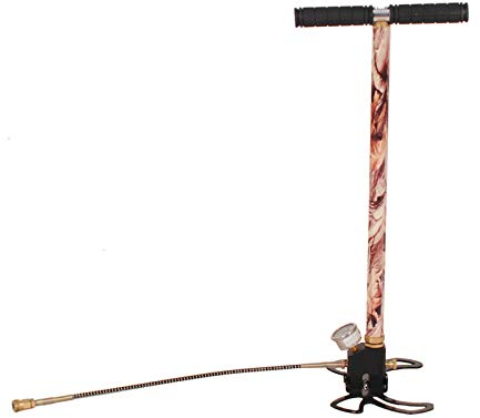 4500 Psi Pompe à main haute pression à trois niveaux avec pédale papillon Rouge camouflage pour Benjamin Hatsan HPA