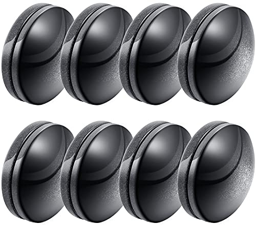Magnetische Vorhang Gewichte Vorhang Gewichte Magnetisch Fenster Vorhang Anhänger Gewichte Tischtuch Magnetisch für Dusch Vorhang Liner, um Nicht zu Blasen (Schwarz, 8 Sets)