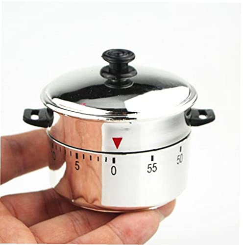 Hogar 60 Minutos Temporizador mecánico Novedad Cuenta Regresiva Reloj de Cocina Alarma Tiempo Recordatorio Gadgets Cuenta Regresiva Campana Campana