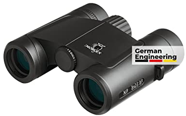 NOBLEX Fernglas NF 8x25 Inception | Hochwertiges Fernglas für Erwachsene für die Jagd, zur Vogelbeobachtung, Naturbeobachtung oder zum Wandern | wasserdicht und stoßfest | schwarz