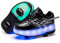 Schuhe mit Rollen für Mädchen und Jungen Kinder Roller Schuhe Farbwechsel Led Shoes with Wheels Kinderschuhe mit Licht Leucht Skate Sneakers Unisex Kinder