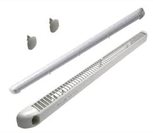 NICOLL Kit Double régulateur + déflecteur + Cache vis 30m³ NICOLL-blanc-1KHF130