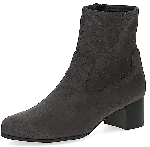 CAPRICE 9-25316-41, Stivaletti con tacco Donna, Grigio (Dk Grey Str.), 40 EU