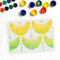 MAYJOYDIY Ginkgoblatt Schablone 29.7 x 21cm Ginkgo Wandschablone Herbstblätter Wiederverwendbar PET DIY Kunsthandwerksvorlage Für Kissen Kleidung Grußkarten Einladungen