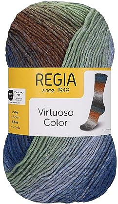 Regia Virtuoso Color ca. 375 m 03075 pale summer day 150 g Wolle/Polyamid 75/25