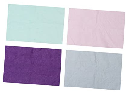 HOMSFOU 100 Blatt Packpapier wasserfestes Geschenkpapier dekoratives Gewebe Transparentpapier aus Stoff farbiges Seidenpapier Kunst Seidenpapier Bastelpapier Rose schmücken Sammelalbum