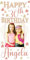 Large 4ft Poster Welcome Sign Banner Happy Birthday Personalised Photo Banners 10th 11th 12th 13th 16th 21st 50th 60th 40th 16th 70th 30th 80th 18th Girls Birthday Decorations for Her Rose Gold Women