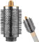 Große runde Volumenbürste für Dyson Airwrap, großer runder Bürstenaufsatz, kompatibel mit Airwrap HS01/HS05, für alle Haartypen (Gold)