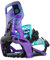 Nidecker Supermatic Snowboard – Universelle, doppelt einsteckbare automatische Bindung – Komfortabel und zuverlässig wie eine Klassische Zwei-Riemen-Bindung - Joker Purple