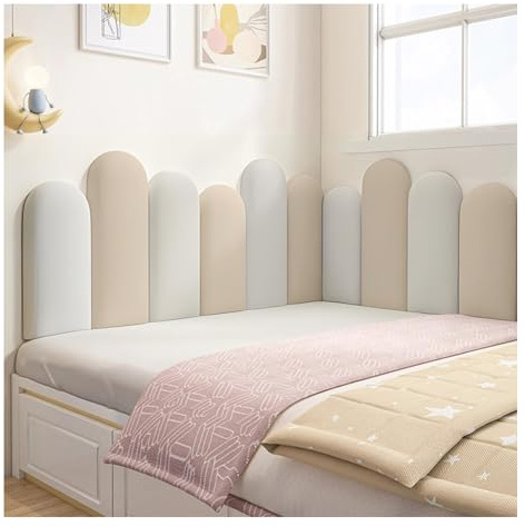 Schälen und Kleben Kopfteil, 3D Kinder Anti-Kollisions Wandkissen, Bett Kopfteil Wandpolster, Schwamm Gepolsterte Wandpaneele, für Kinder Schlafzimmer Wandgestaltung ( Color : C , Size : 200cm )