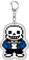 SXYNIO Under Tale Acrylique Porte-clés Jeu Personnage Figure Frisk Chara Toriel sans Papyrus Flowey Napstablook Acrylique Porte-clés Sac Décoratif Pendentif Anime Cosplay Party Accessoires (E)