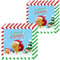 20PCS Christmas Serviettes Napkins 33cm,Blue Snowman Tissue Tableware for Party Paper Napkins Disposable,2Ply Beverage Luncheon Decorative Paper Soft Christmas Serviettes for Dinner