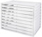 Cache Climatiseur Aluminium, Housse de Protection Extérieur, Clôture de Confidentialité pour Unité Extérieure, Écran de Pompe À Chaleur (4 Côtés)