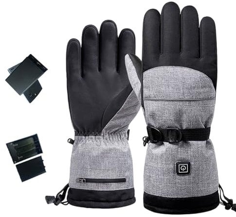 Ywmsfl Electric Heated Gloves For Freezer Work Winter Warmer Gloves For Skiing Cycling Motorbike Driving Hunting Snowboarding