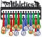 SUPERDANT Leichtathletik Medaillenhalter Sport Medaillen Aufbewahrung Wandhalterung Leichtathletik Medaillen Aufhänger 30 Haken Medaille Halter Auszeichnungs Organizer Geschenke für Sportler Kinder