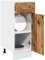 Xichuzi Armario bajo con cajón Cocina Madera Envejecida 30x46x81,5 cm, Mueble Fregadero, Mueble Baño Cocina, Muebles De Cocina, Modulos De Cocina - 856080