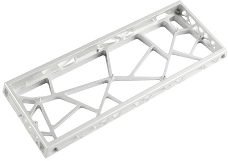 YMDK 60% Hollow60 GH60 Aluminium-Gehäuse für Wooting60HE Poker2 Pok3r DZ60 YD60MQ GK61 GK64 DK64, ähnlich wie Holy60 (eloxiertes Silber)