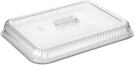 Olympia Kristallon Polycarbonate Raised Container Lid, Large Salad Crock | Keeps fresh buffet ingredients hygienically protected; shatterproof, stackable build suits busy commercial food bars.