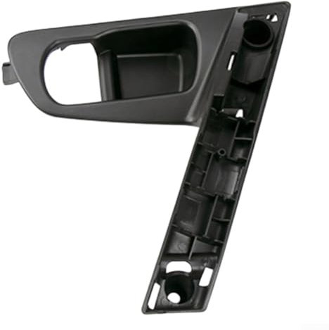 Interior Door Handle Set Compatible For Nissan Qashqai J10 2007-2015 ABS Plastic Replacement Parts Driver Passenger Side(Black Base L)