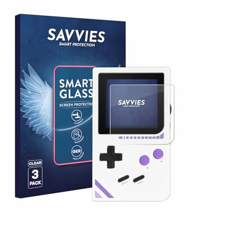 Savvies Schutzglas für Modretro Chromatic | 3 Stück Transparenter Displayschutz Made in Germany Panzer Schutz Glas 9H Schutzfolie HD Klar Blasenfrei Einfache Montage
