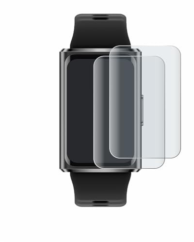 BROTECT Schutzfolie für Huawei Band 11 Pro | 2 Stück Entspiegelnder Displayschutz Made in Germany Matte Full-Screen Folie Full-Cover 3D Curved Anti-Reflexion Montage Kit