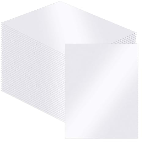 40 Blatt Weißes Schimmerndes Kartonpapier A4 250g/m², Perlmutt Papier mit Edlem Glanz, Dickes Bastelpapier für Einladungen, Urkunden & Hochzeiten, Strukturpapier Bedruckbar für DIY Basteln