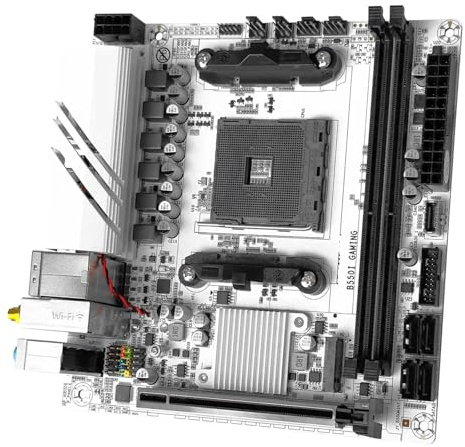B550 AM4 ITX Motherboard Supports Ryzen R5 4000/5000 Series Processors DDR4 PCI-E 4.0 B550i GAMING