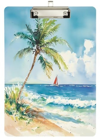 Transparent ICU clipboard Size 9 x 12 ''Silver