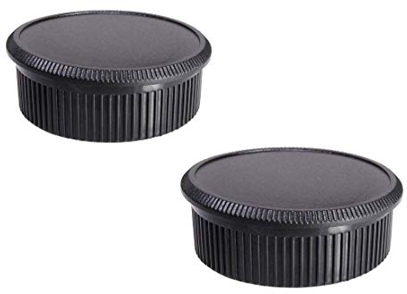 HomyWord 2 pack Rear Lens Cap and Camera Body Cover Cap Set For Leica Voigtlander 39mm screw mount Lens and Camera