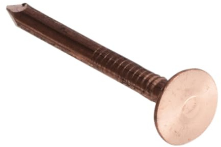 ForgeFix Clout Nails | 3.00 x 35mm | Copper | Bag 1KG