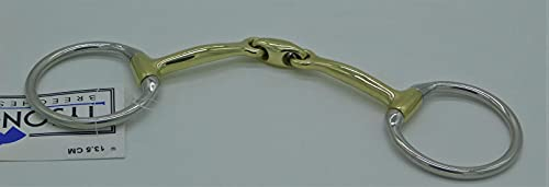 Olivenkopfgebiss Eggbut Olivenkof Gebiss 1 cm SCHMAL doppelt bebrochen anatomisch 12,5 13,5 14,5 15,5 16,5 cm Tysons (13,5)