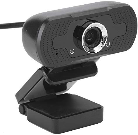 VBESTLIFE Caméra d'ordinateur Webcam, avec Microphone, pour Ordinateur de Bureau, Noir, 1080P, pour l'enseignement en Ligne, Cours en Ligne, Chat en Ligne, vidéoconférence