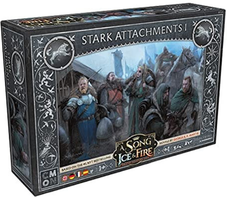 CMON, A Song of Ice & Fire – Verstärkungen von Haus Stark I, Erweiterung, Tabletop, 2 Spieler, Ab 14+ Jahren, 45+ Minuten, Deutsch, Mehrsprachig