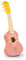 Beeloom — Guitare GUITARTIST en Bois, Instrument Musical, Jouet Enfant Rose, Ukulélé, Jeu Symbolique Imaginatif