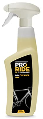 PRORIDE Dry Cleaner - Limpiador en Seco Bicicletas - Limpieza Sin Agua - Waterless - Biodegradable - Pulverizador 650 ml
