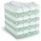 KitchenAid Albany Geschirrtuch-Set, Pistazie/Weiß, 30,5 x 30,5 cm, 8 Stück