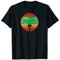 Niedliche Vintage-Palme mit Sonnenuntergang, Kokosnuss-Palme T-Shirt