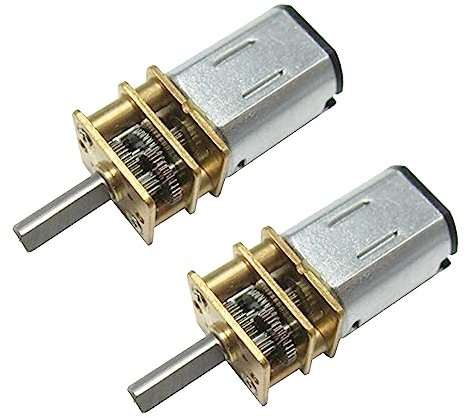 CHANCS N20 Mini motore elettrico DC 12V 800RPM Lunghezza dell'albero 10mm Motore per le videocamere elettroniche delle serrature della porta 2PCS
