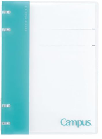 Kokuyo Loseblatt-Ordner, A5, Campus-Notizbuch, 2 x 2 Ringe, hellblau, L-NP134LB