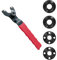 4.5 5 5/8-11 Angle Grinder Wrench Grinder Spanner Wrench Grinder Flange Nut 4 pcs for Dewalt Milwaukee Metabo Makita Grinder Parts Bosch Ryobi Black Decker