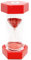 Sablier à minuterie, Sablier Enfant, Minuteur Sabliers, Sablier Sécurité Enfant, Coloré Sablier Sable Horloge Minuteur, Minuterie de Cuisine, décoration de Bureau à Domicile,30 Minutes, Rouge