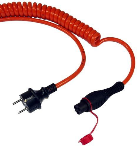 Votronic 2305 Spiral-Anschlusskabel 230 V mit Steckkupplung und Netzstecker