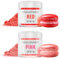 Essbarer Glitzer Set 2 Farben - Rot und Rosa Glitzerpulver für Getränke, Geschmacklos Essbare Glitzerpulver, Glitzer für Liköre, Cocktails, Champagner, Torten, Pralinen, Dessertdekorationen (2x4g)