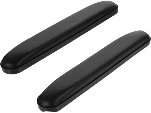 IMIKEYA 2 Stück Universal-armlehnenpolster Für Rollstühle Pvc-schwammpolster Für Die Armlehne Bequeme Ersatz-armlehnenpolster Für Rollstühle Schwarz