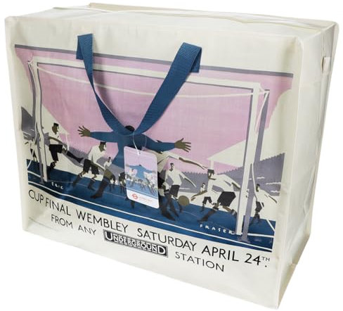 REX LONDON Jumbo Aufbewahrungstasche - TfL Vintage Poster Cup Final